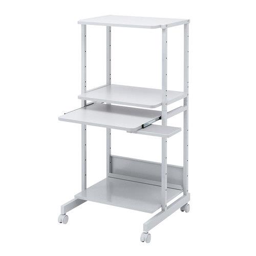 ESCO エスコ 600x600x1265mm パソコンデスク EA954HC-711B