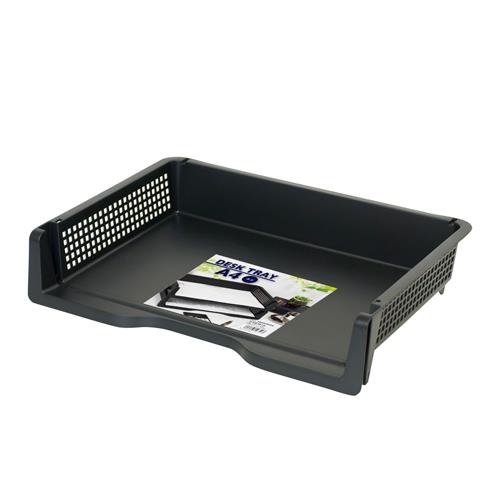 ESCO エスコ 339x241x70mm デスクトレー(黒/10個) EA954T-24