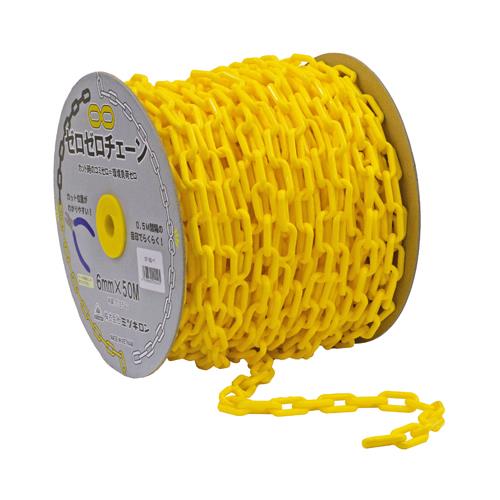 ESCO エスコ 6.0mmx50m 可塑性物質チェーン店(周囲の状況思ん量り型/黄) EA980A-162