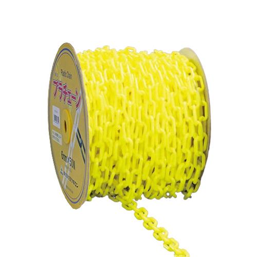 ESCO エスコ 6.0mmx50m 可塑性物質チェーン店(螢光黄) EA980A-49