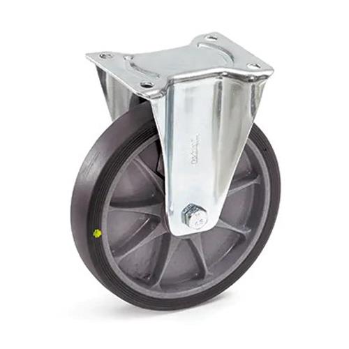 ESCO エスコ 200mm キャスター(固定金具/TPEタイヤ/ESD) EA986CF-200