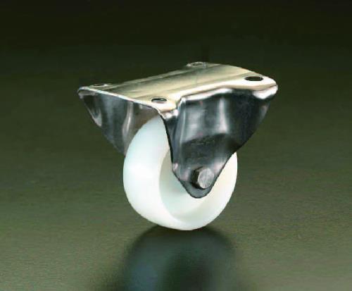 ESCO エスコ 125mm キャスター(固定金具・ステンレス製) EA986LL-125