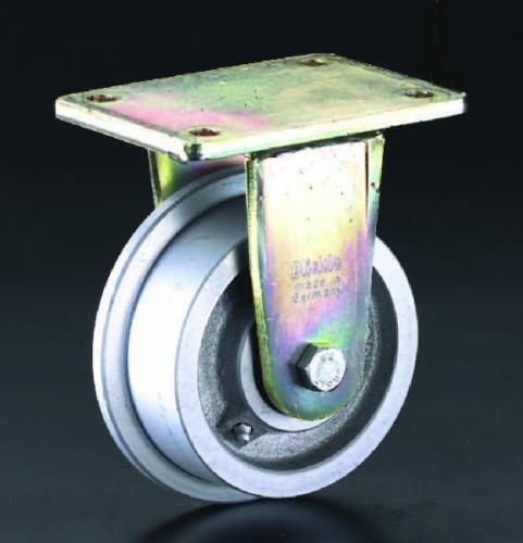 ESCO エスコ 150mm キャスター(スティール車輪・レール用) EA986NV-150