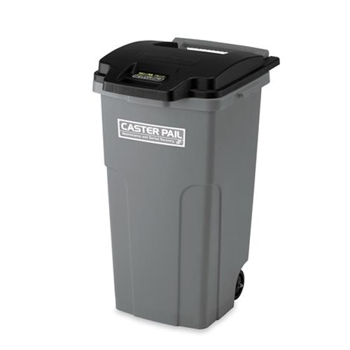 ESCO エスコ 90L 砂ぼこりボックス席(キャスター付・黒/灰) EA995A-108A