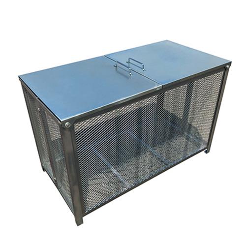 ESCO エスコ 1200x610x770mm/ 495L ダストボックス(スチール製) EA995AA-522