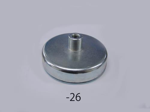 ESCO エスコ φ125x26mm/M14x2.0/1300N 強力マグネット EA781EH-26