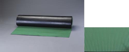 ESCO エスコ 1.0x 10m/3.0粍 予防医学引っ敷き(縦筋・緑) EA997RA-12