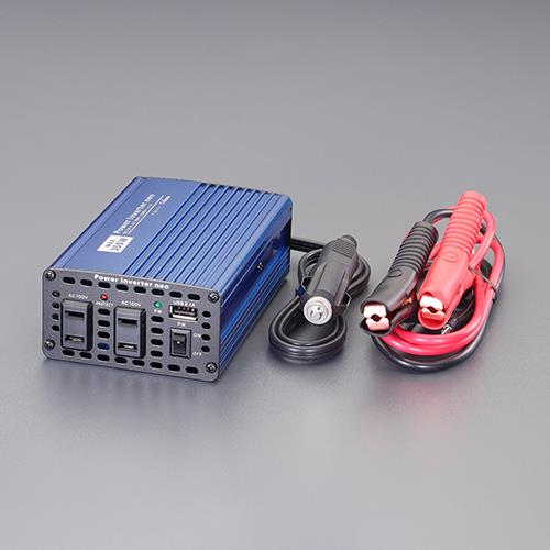 ESCO エスコ DC12V→AC100V/280W DC-ACパワーインバーター EA812JA-19A