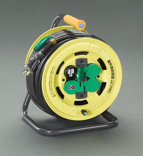 ESCO エスコ AC125V/15A/50m 吊りひも木管(防雨,短絡立ちはだかる器付 EA815BT-50
