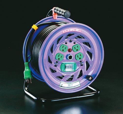 ESCO エスコ AC100V/15A/50m 吊りひも木管(短絡立ちはだかる器付) EA815DJ-50