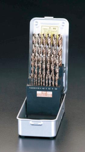 ESCO エスコ 1.0- 13粍/ 25本組 引っ切り無いせん孔機(Co-HSS) EA824BC-25