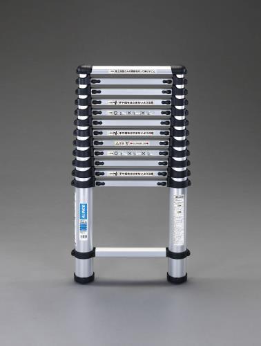 ESCO エスコ 1.02-4.42m 伸縮掛けはしご(軽銀製) EA902BH-44