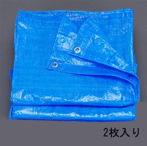 ESCO エスコ 10x 10m/0.06mm ブルーシート(2枚) EA911AB-4