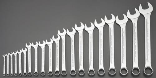 ESCO エスコ 20本組/1/4\"-1・1/4\""片目片口鍵 EA614SV-120"