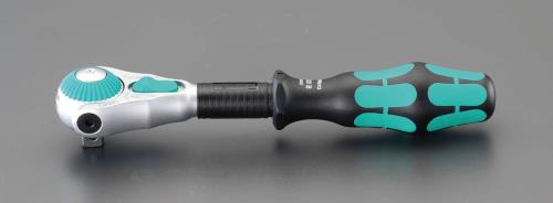 ESCO エスコ 3/8\"DRx199粍 ラチェットハンドル(変角・ロッキング役立つこと) EA617AK-51"