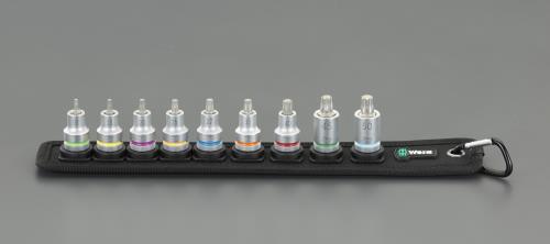 ESCO エスコ 3/8"DR/ 9点 [Torx]ビットソケットセット(ホールド仕様) EA617AK-803｜機械工具のラプラス　店