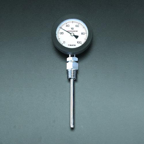 ESCO エスコ 0- 50℃/ 50mm バイメタル式温度計 EA727AA-1
