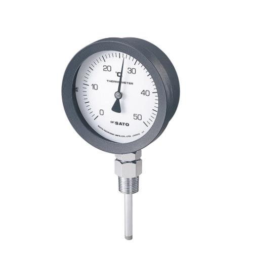 ESCO エスコ 0- 50℃/100粍 バイメタル式熱度計 EA727AA-52