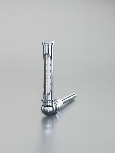 ESCO エスコ 0-100゜C/150粍 熱度計・丸型防御すること枠付(L型) EA727AD-19