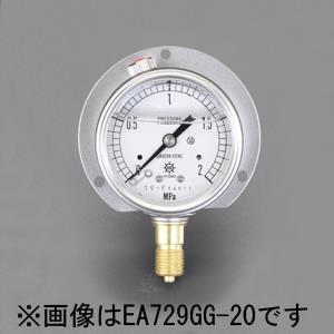 ESCO エスコ 100粍/0-3.0MPa 唾液付剪断応力計(グリセロール入) EA729GJ-30