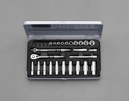 ESCO エスコ 1/4\"DR ソケット鍵仕掛ける EA618NC-4"