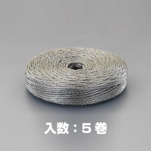 ESCO エスコ 6.0mmx200m PP荷縄(OD色/5巻) EA628PR-15