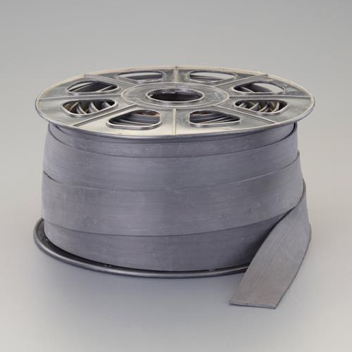 ESCO エスコ 40x2.0mmx40m 平ゴムロープ(幅広/ドラム巻) EA628WL-111|機械工具のラプラス 店