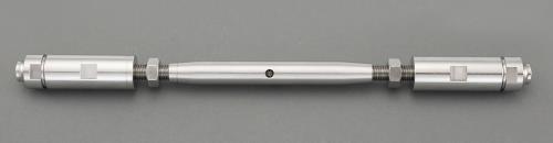 ESCO エスコ φ10mm/M14 ワイヤー用ターンバックル(ステンレス製) EA638SF-22