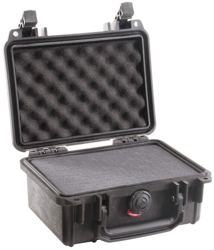ESCO エスコ 185x121x 85mm/内寸 万能防水ケース(黒) EA657-112