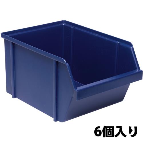 ESCO エスコ 256x365x200粍 部分品お盆(重ね置型・青/ 6個) EA661CA-28