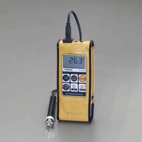 ESCO エスコ -30゜/+400゜C 雨合羽型デジタル体温計 EA701SA-20