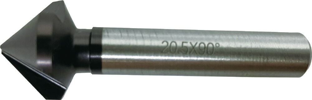 PROCHI プロチ チタンアルミコーティング HSSカウンターシンク90°3枚刃 20.5mm PRC-AL390205
