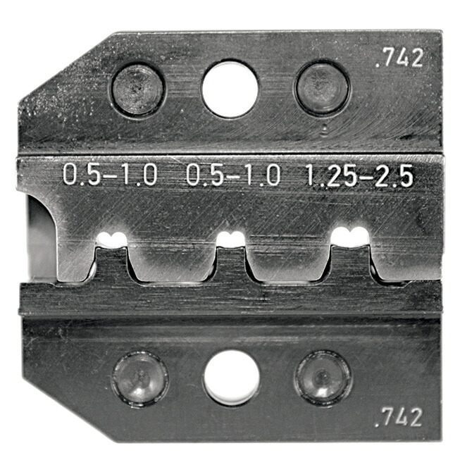 RENNSTEIG レンシュタイグ クリンピングダイス 繋ぎソケット用 0.5-1・1.25-2.5粍 624 742 3 0