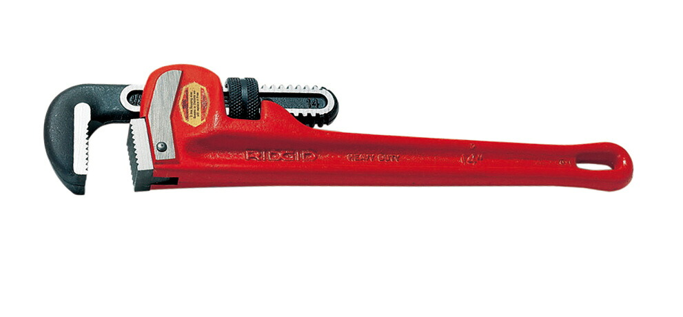 RIDGID リジッド 14固定ディスク ストレートパイプレンチ 50粍 全長350粍 31020