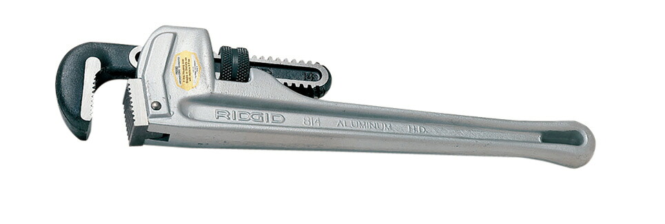 RIDGID リジッド 814 アルミストレートパイプレンチ 50粍 全長350粍 31095