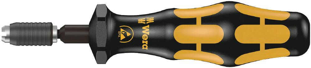 WERA ヴェラ 静電対策ESD プリセット型 トルクドライバー トルク調整範囲0.1-0.34Nm 074826｜機械工具のラプラス　店