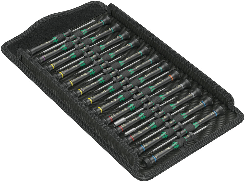WERA ヴェラ 25本組 精密用ドライバーセット 収納ケース付 134000｜機械工具のラプラス　店