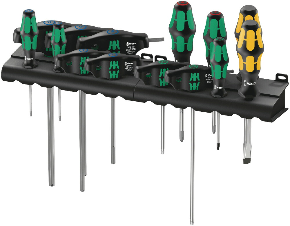 WERA ヴェラ 14本組 自転車整備 メンテナンス用 オールラウンドドライバーセット 004190|機械工具のラプラス 店