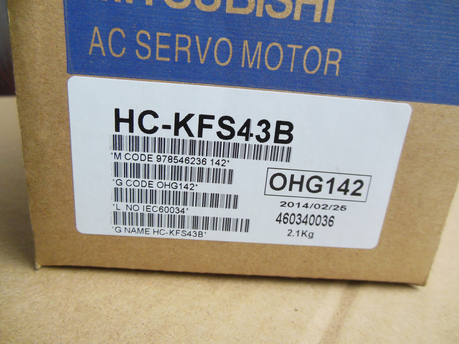 楽天市場】三菱電機 サーボモータ HC-KFS43B 新品同様/保証付き