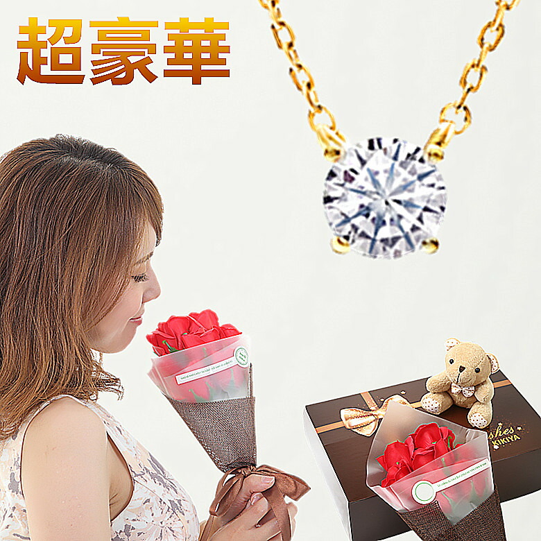 【豪華ラッピング付】 ネックレス ★5色★ レディース 一粒 シンプル チェーン スライド プラチナ ゴールド 18K k18 仕上げ 18金 ネックレス 金属アレルギー ネックレス クリスマス 誕生日プレゼント 女性 レディース シンプル ジュエリー