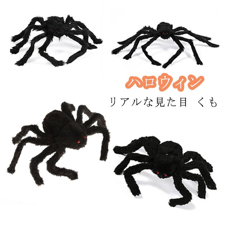 楽天市場】ハロウィン おもちゃ 蜘蛛 黒蜘蛛 クモ スパイダー お化け