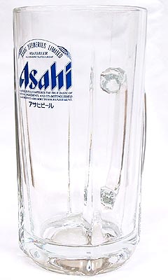 楽天市場】アサヒビール ビールジョッキ ブルーロゴ 800ml（3個） : こだわりの酒 きき酒倶楽部