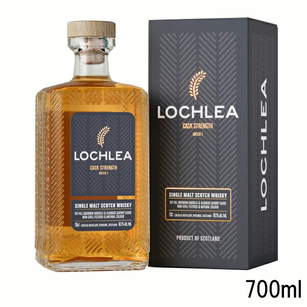 ロッホリーカスクストレングス バッチ1 シングルモルトスコッチウイスキー 60.1％ 700ml 箱付き