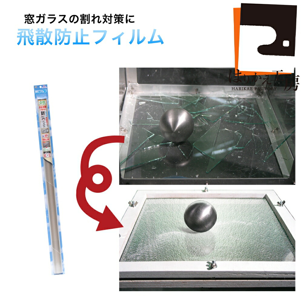 楽天市場】凸凹ガラス用飛散防止フイルム サンド調 窓ガラス 防災 地震