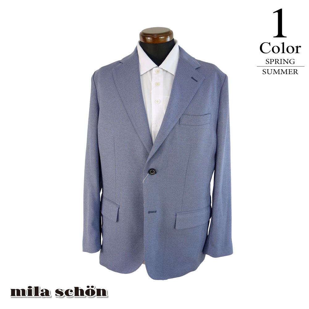 【セール/40％OFF】ミラショーン ジャケット 7335107105 【48/50寸：メンズ】mila schon テーラードジャケット メンズ【春夏】