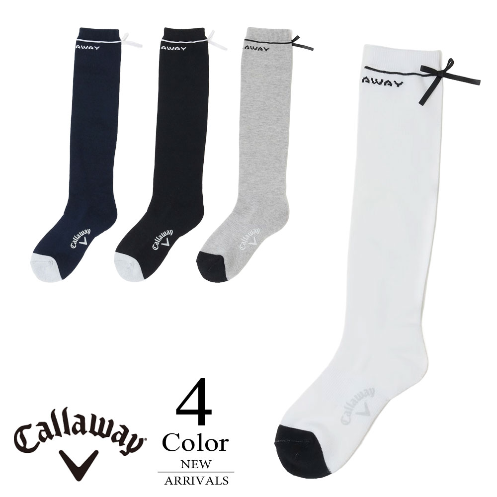 Callawayキャロウェイ★レディースゴルフウェア3点セット+ハイソックス 楽天市場】キャロウェイ ゴルフ ハイ ソックス〔CGロゴ〕 【FREE