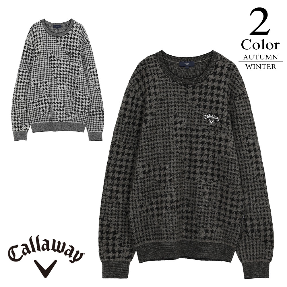 楽天市場】キャロウェイ ゴルフウェア 裏地付き畦編みフルジップニット