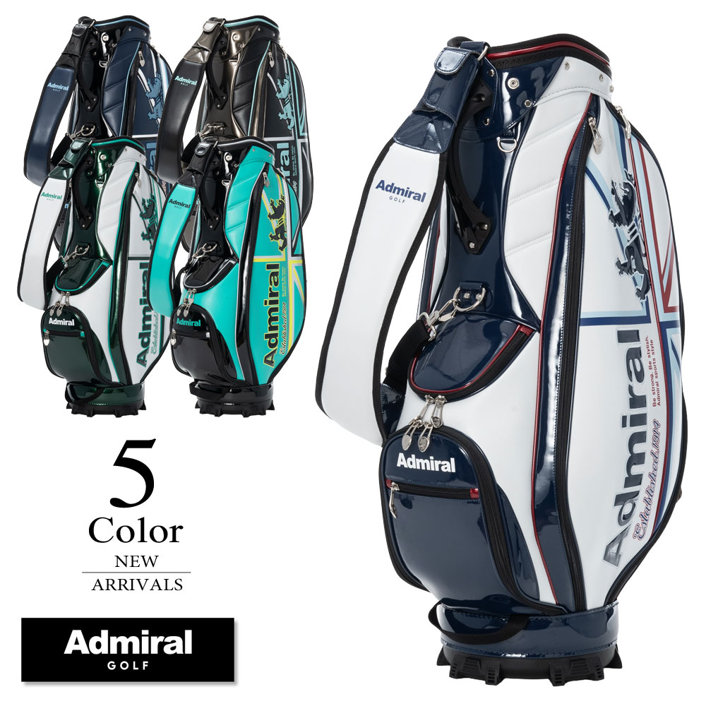 楽天市場】【P10倍】アドミラル ゴルフ カート キャディバッグ