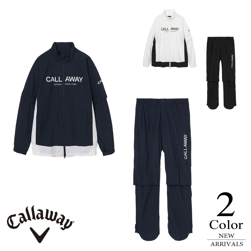 キャロウェイ ゴルフウェア セットアップレインウェア c26989100 【M/L/LL/3L寸：メンズ】Callaway キャロウエイ ゴルフウエア レインウェア メンズ【新作】｜ゴルフウェアとジ-ンズの店SUEHIRO
