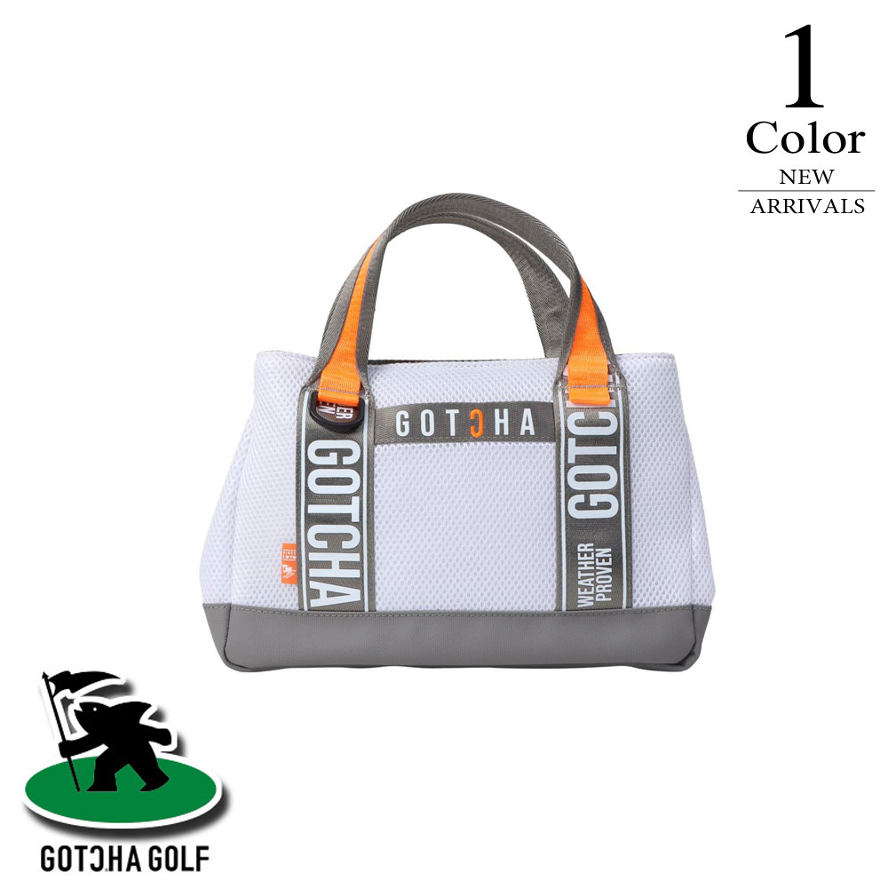 【P6倍】ガッチャゴルフ ゴルフ 保冷スポンジメッシュラウンドポーチ 262gg8501 【20×28.5×10cm：メンズ】GOTCHA GOLF バッグ メンズ【2026新作】
